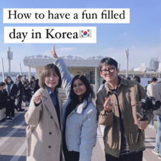 How did I spend a fun-filled day in Korea with new friends