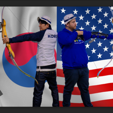 세계1위 한국 양궁을 외국인이 직접 배워본다!한국VS미국 실내양궁 승자는?
